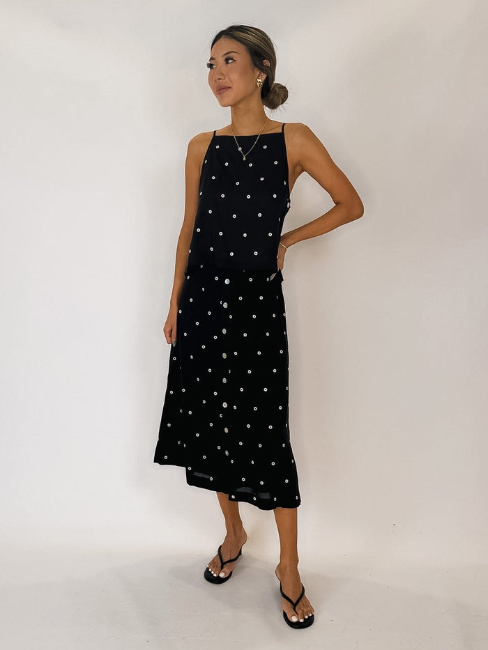 Bella Dahl Side Button Skirt
