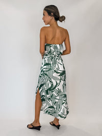 Bella Dahl Flowy Strapless Midi Dress
