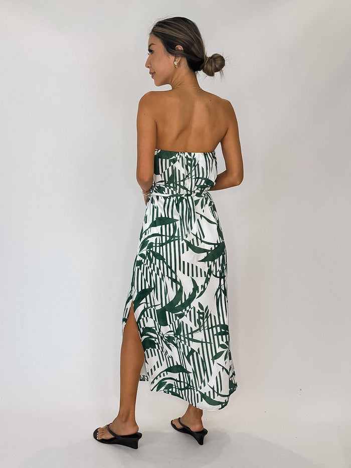 Bella Dahl Flowy Strapless Midi Dress
