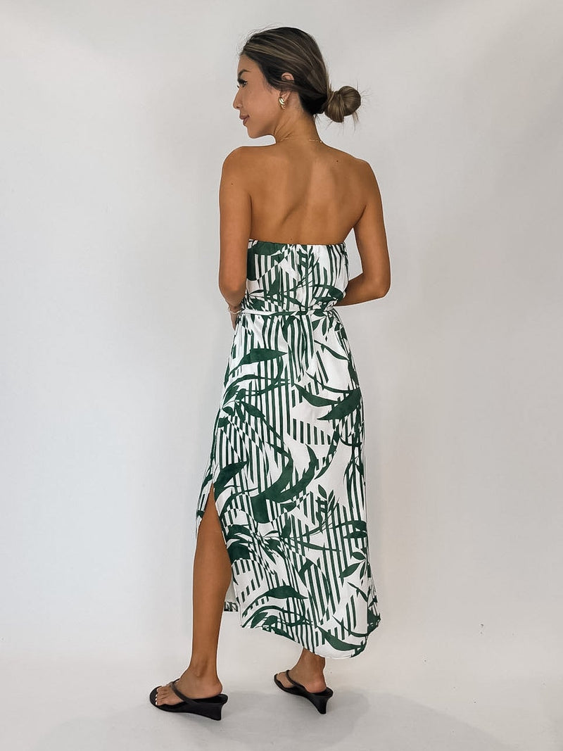 Bella Dahl Flowy Strapless Midi Dress