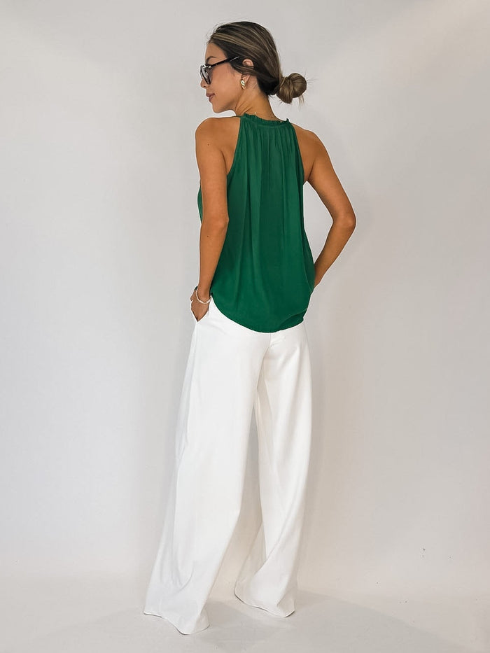 Bella Dahl Ruffle Neck Halter