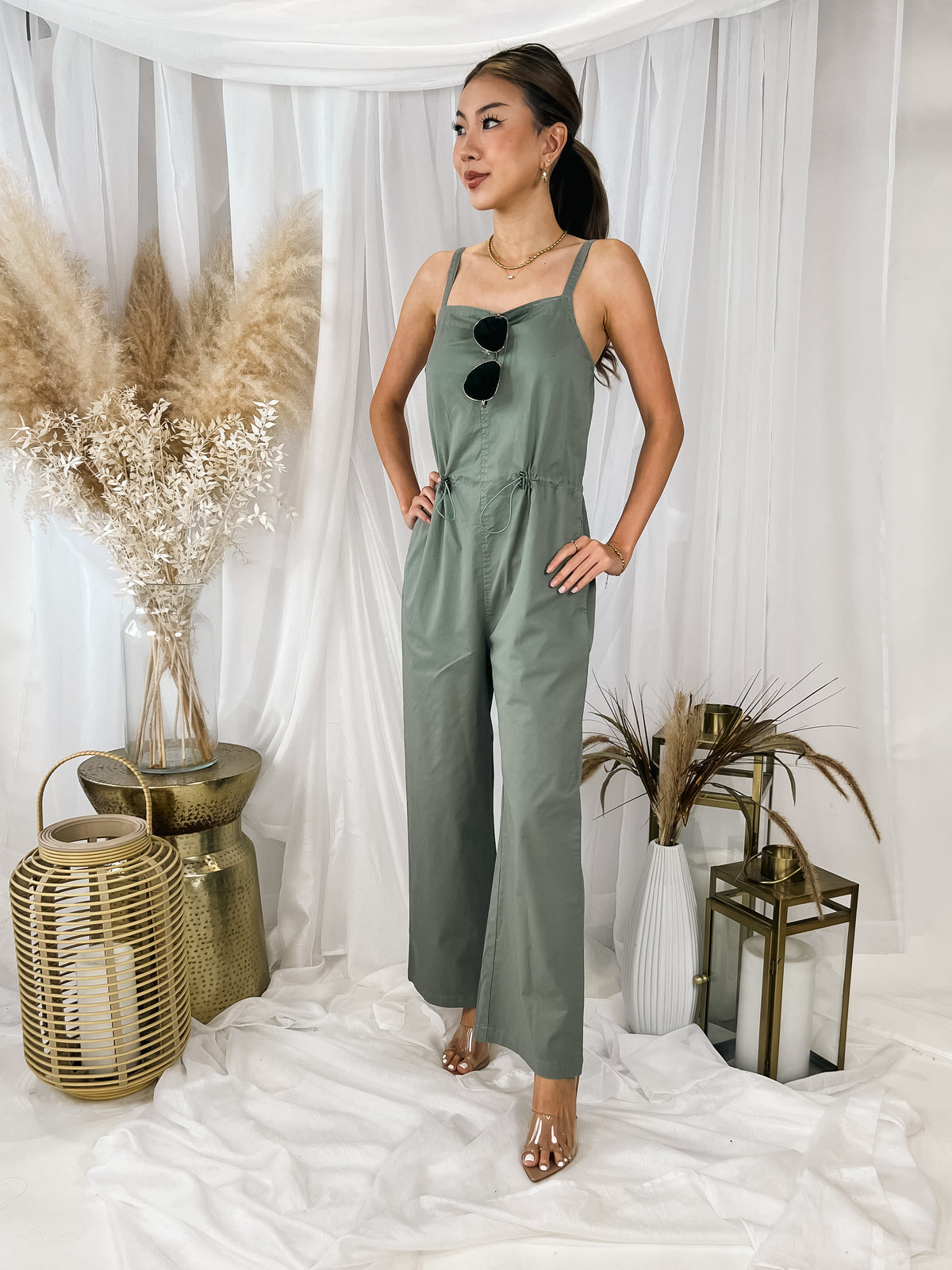 Pistola Adela Wide Leg Sleeveless Jumpsuit