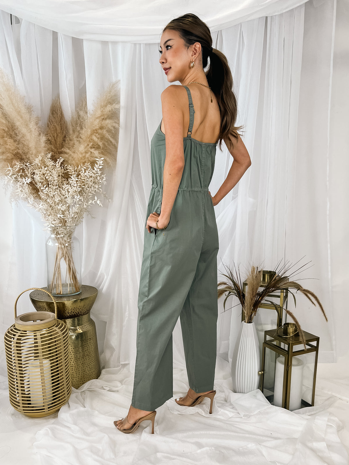 Pistola Adela Wide Leg Sleeveless Jumpsuit