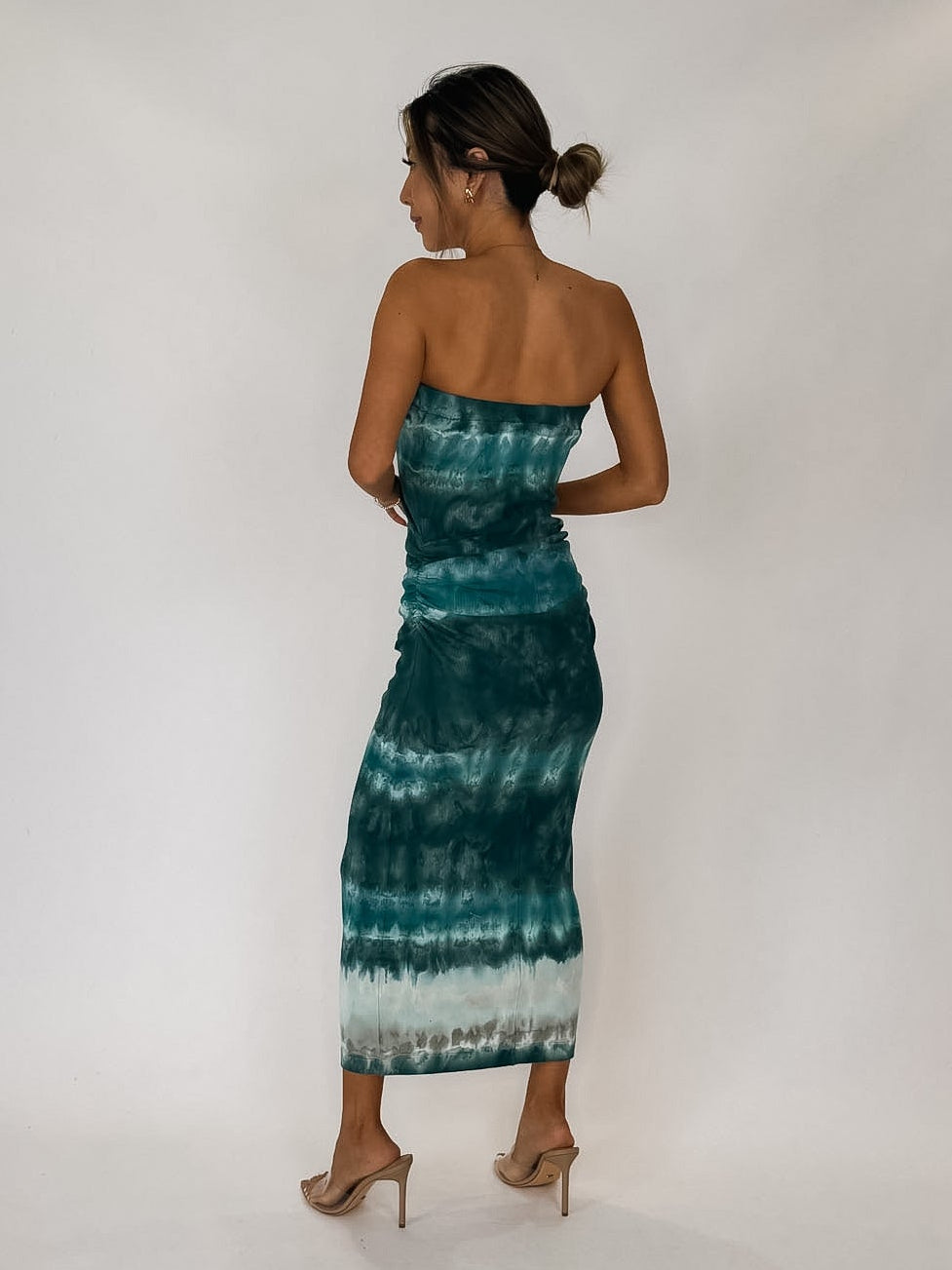 YFB Carla Strapless Midi Dress