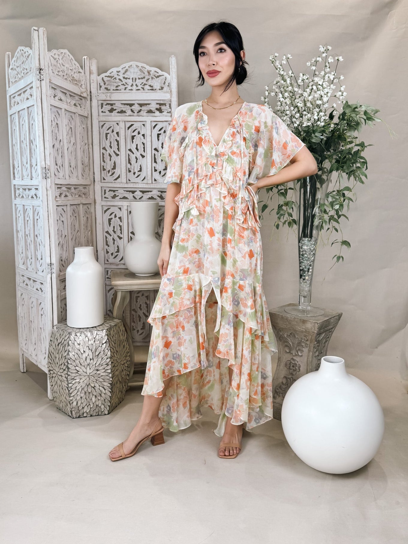 ワンピース apolina Anni Dress Notebook Floral Anni dress - Notebook floral | Wylder Shop