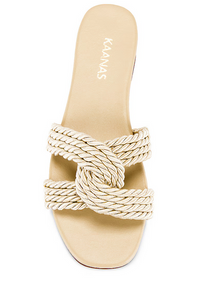 KAANAS Olas Corded Infinity Sandal