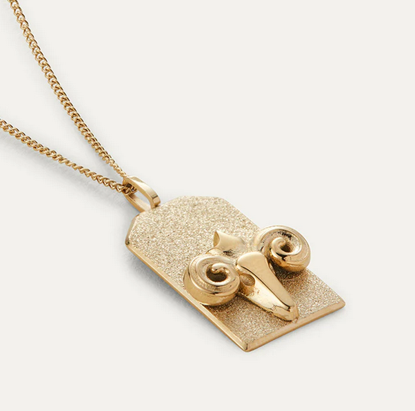 Jenny Bird Zodiac Pendant Necklace Aries