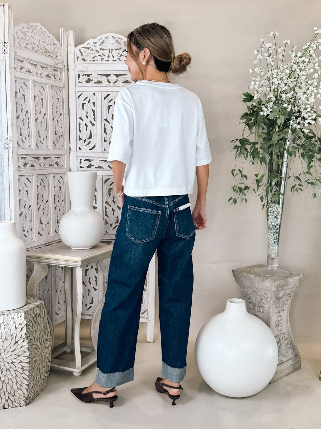 Enza Costa S/S Supima Structured Tee