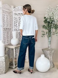 Enza Costa S/S Supima Structured Tee