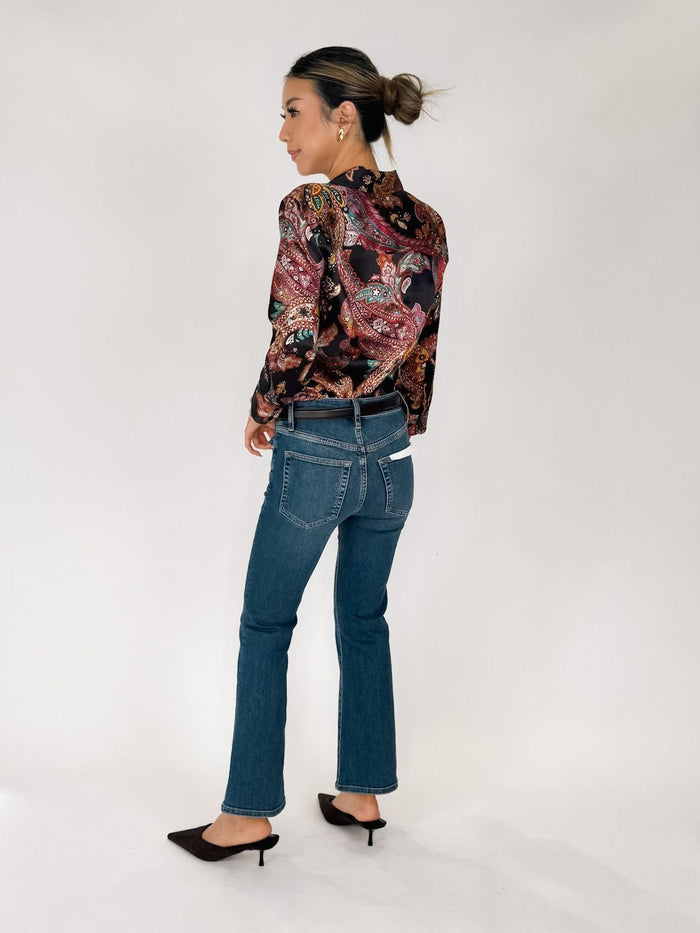 L'Agence Dani 3/4 Sleeve Blouse