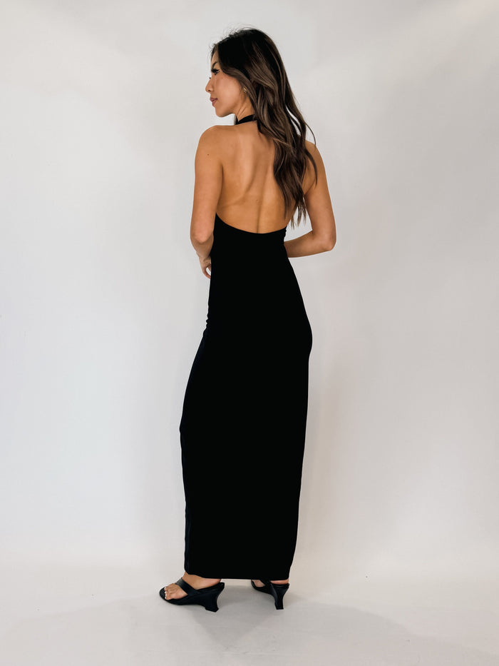 Dress To Halter Neck Maxi Dress