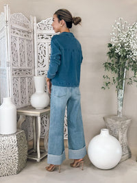 Pistola Lana Crop Cuffed H/R Ultra Wide Leg Jean