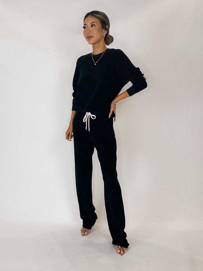 perfectwhitetee Saylor Loop Terry Raglan Pullover