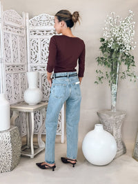 Michael Stars Dot 3/4 Sleeve Tee