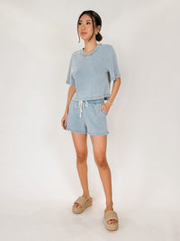 Z Supply Hunter Knit Denim Short