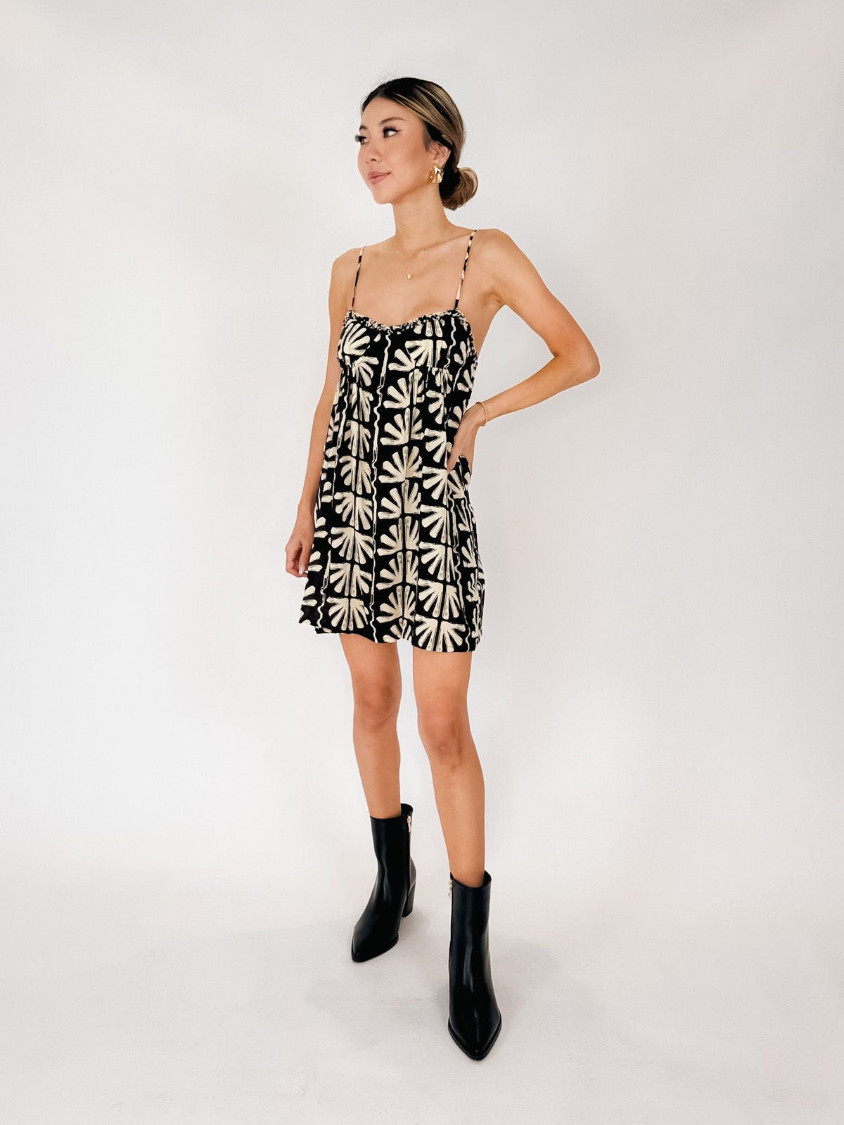 Aila Blue Mini Makaha Dress