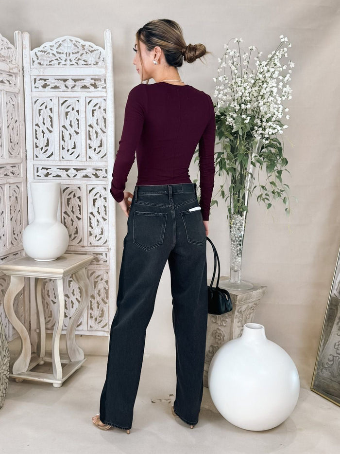 Pistola Wes High Rise Barrel Jean