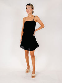 Elan Smocked Spaghetti Strap Dress