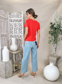 Paige Sasha Ankle Raw Hem Jean