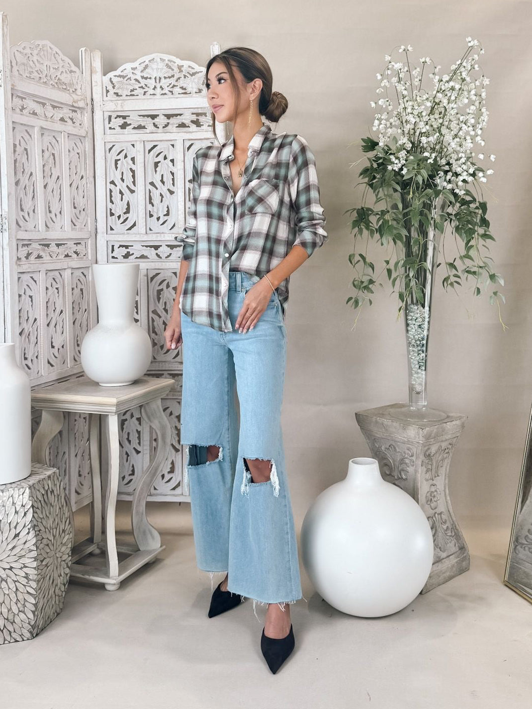 Paige Sasha Ankle Raw Hem Jean