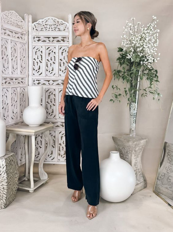 Bella Dahl Bias Strapless Top