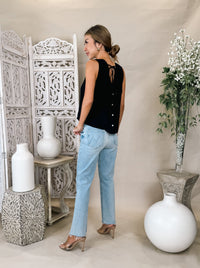Mother Lil Insider Crop Step Fray