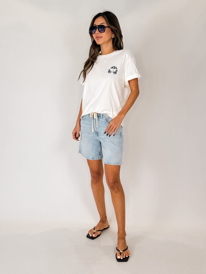 Dress To Embroidered Beach Chairs Tee