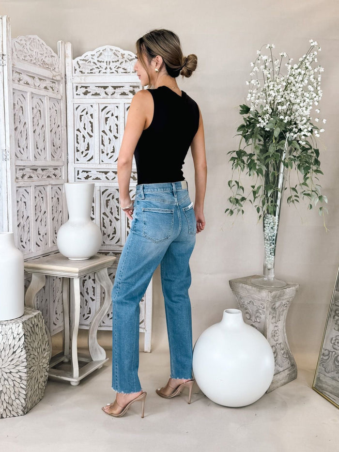 Pistola Charlie High Rise Classic Straight Ankle