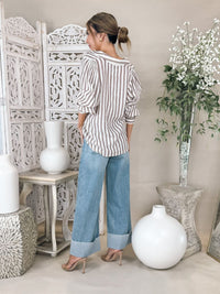 Pistola Lana Crop Cuffed H/R Ultra Wide Leg Jean