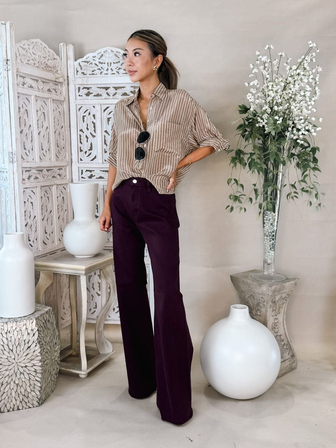 Karina Grimaldi Malaga Stripe Shirt