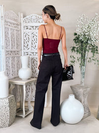 L'Agence Gelina Ruched Bodysuit