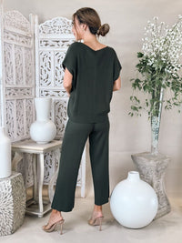 Splendid Georgie V Neck Sweater Tee