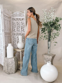 Pistola Hendrix High Rise Baggy Jean