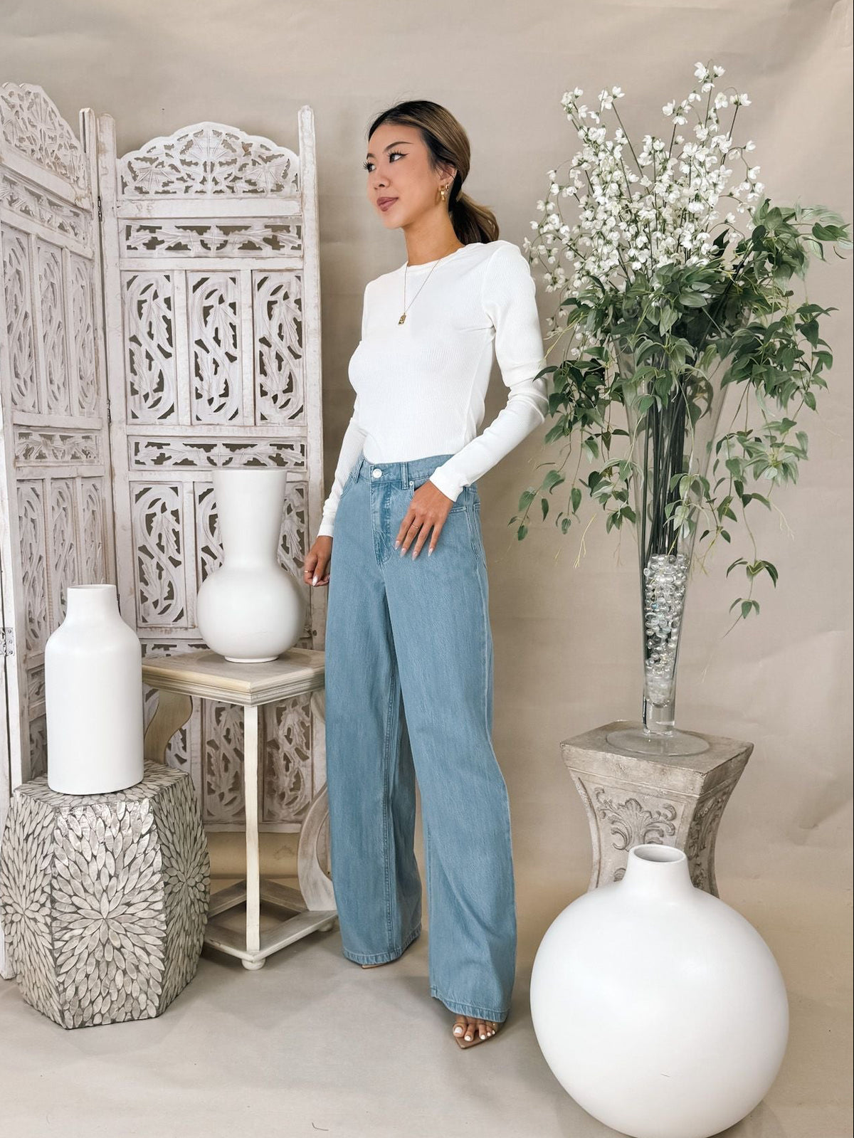 Z Supply Mia Loose Wide Leg Denim