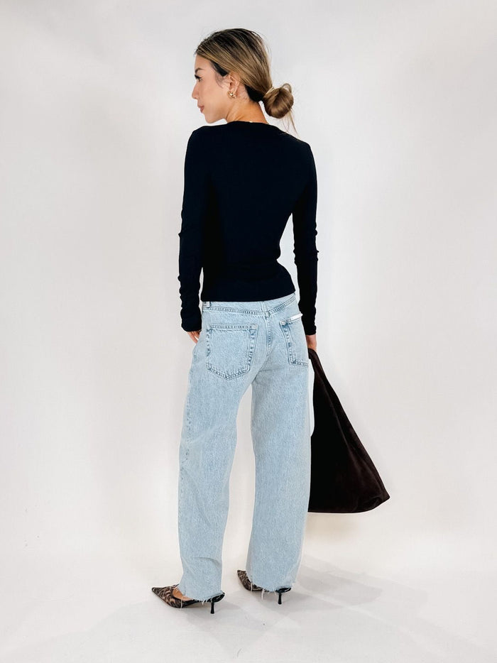 Frame The Rib Splay Top