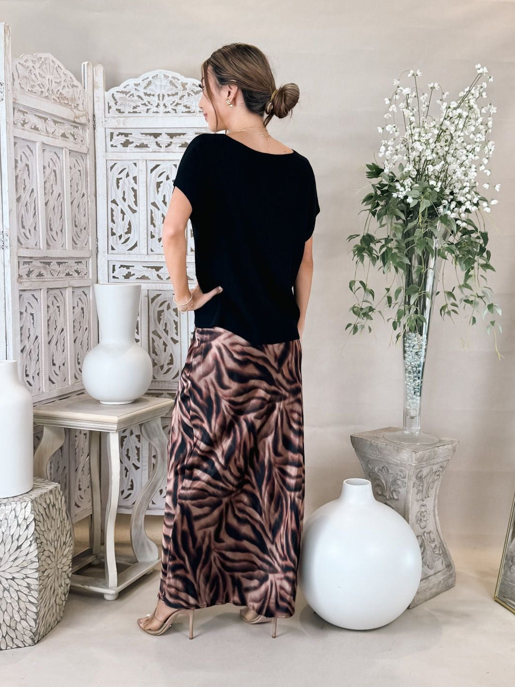 Bella Dahl Maxi Bias Skirt
