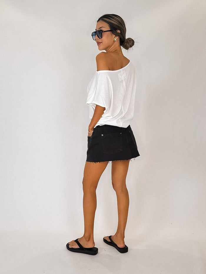 Free People Lainey Low Rise Mini Skirt