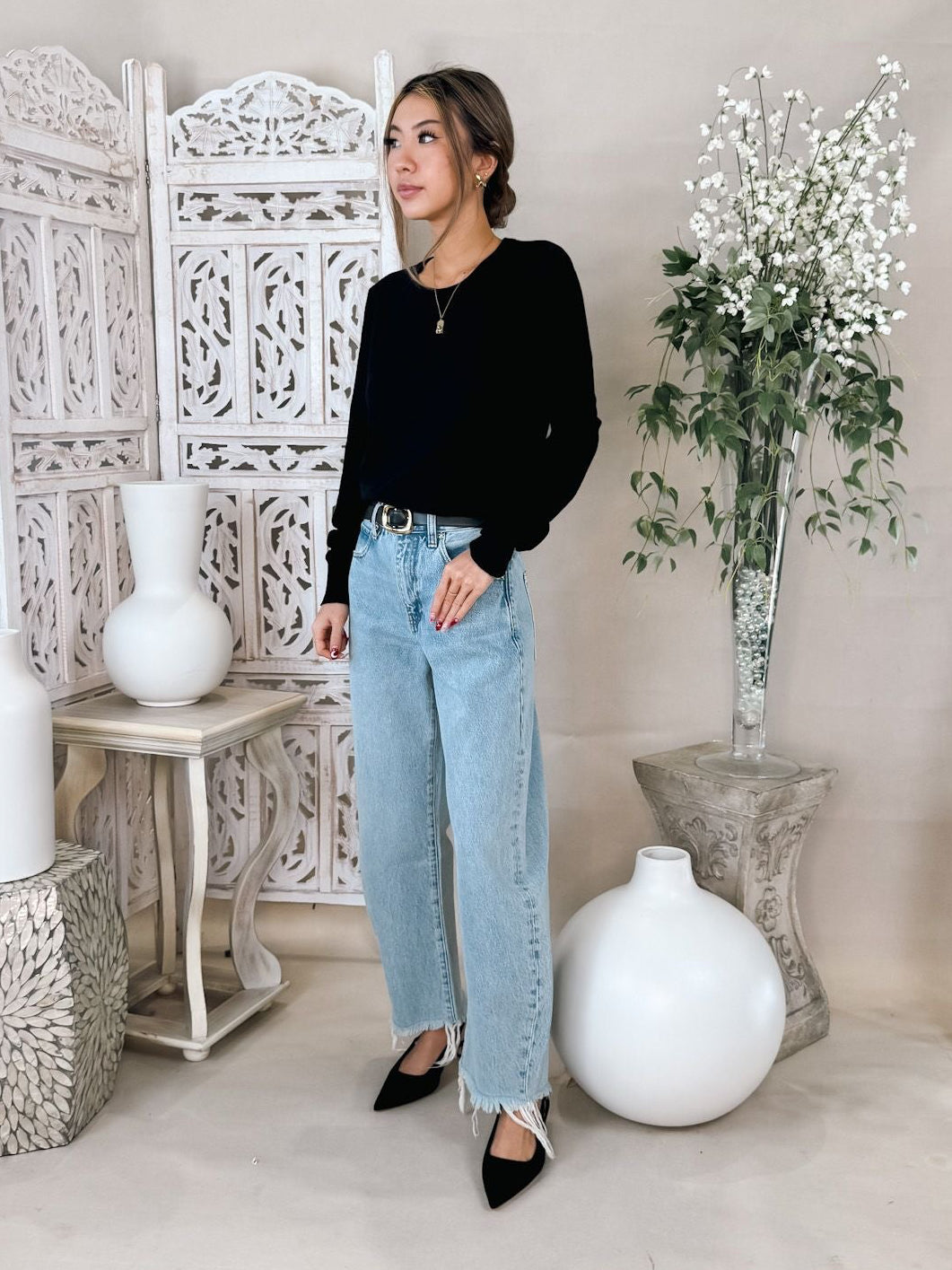 Frame The Bubble Crop Jean