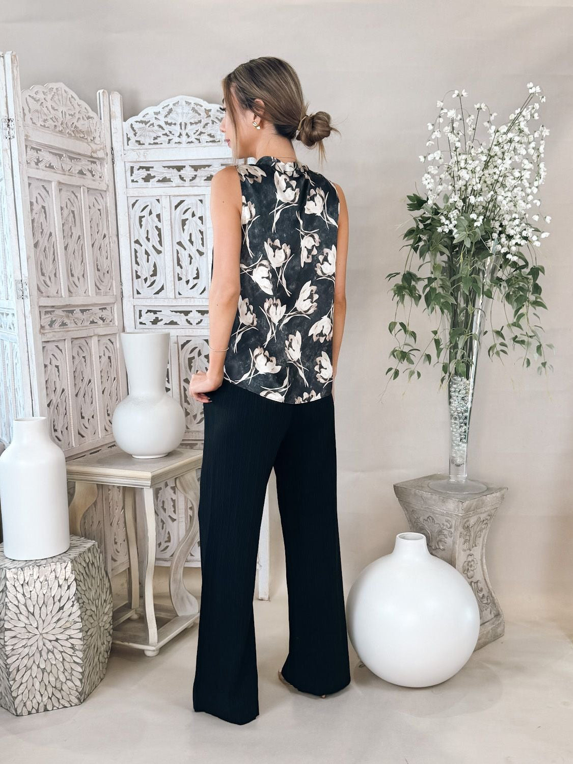 Go Silk Go Boho Surplus Blouse