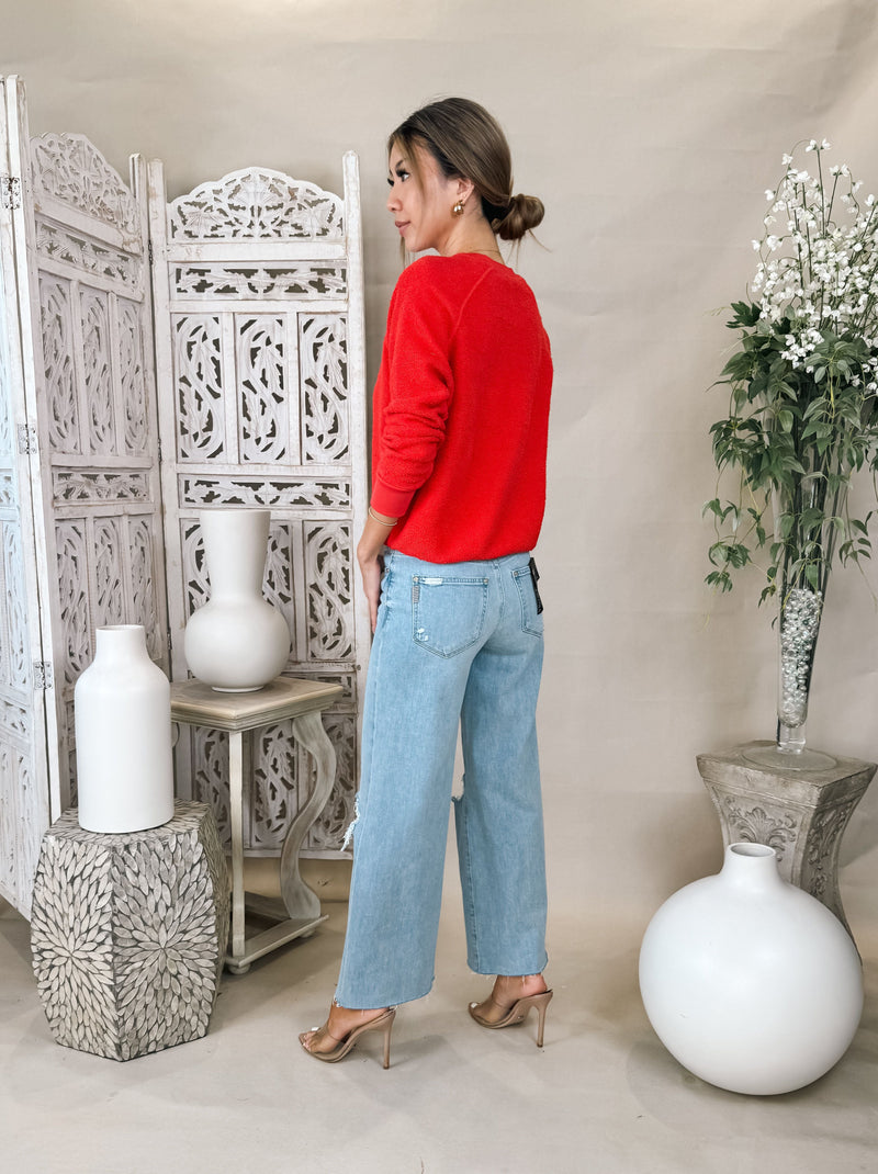 Paige Sasha Ankle Raw Hem Jean