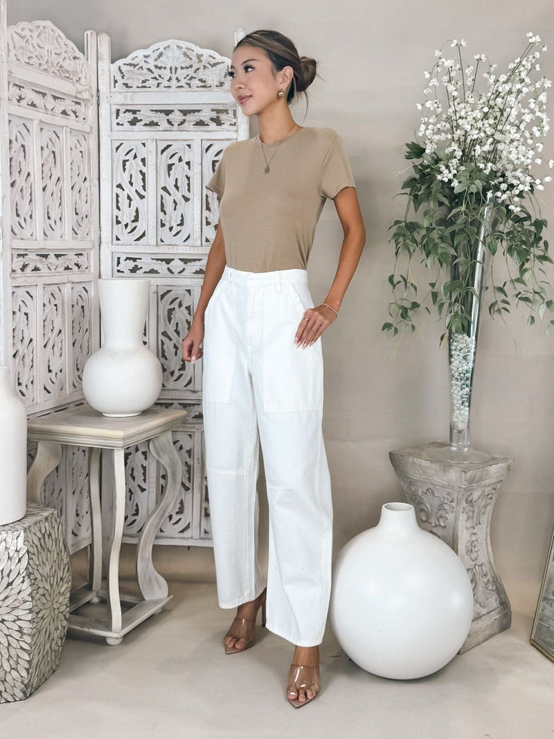 Enza Costa Utility Pant in Italian Denim