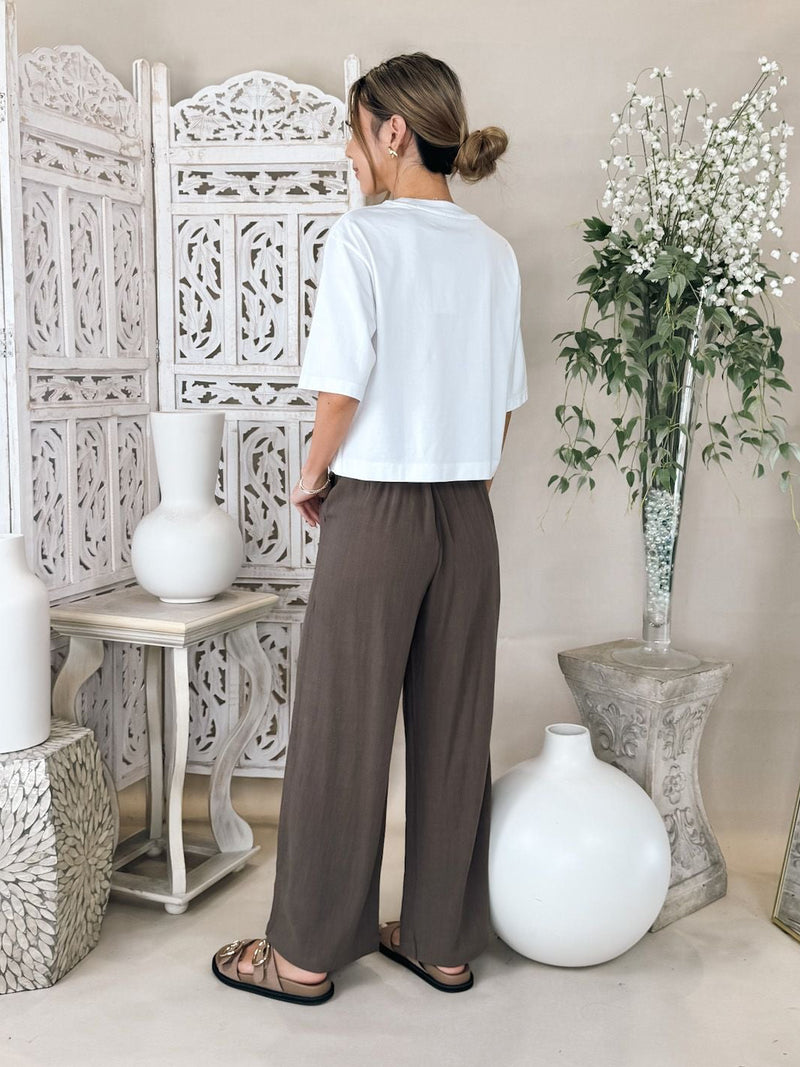 Enza Costa S/S Supima Structured Tee