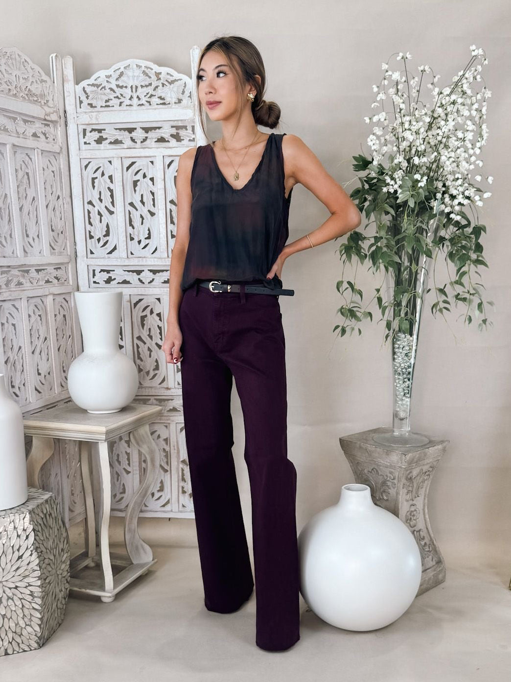 Pistola Penny High Rise Wide Leg