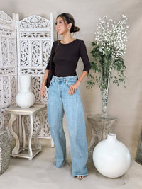 Michael Stars Dot 3/4 Sleeve Tee