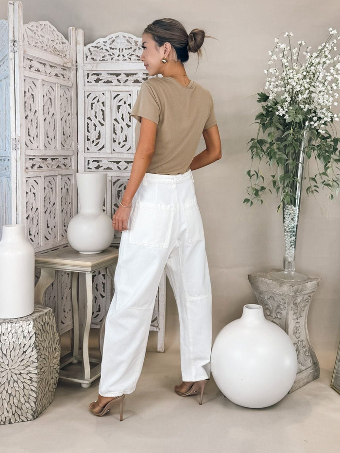 Enza Costa Utility Pant in Italian Denim