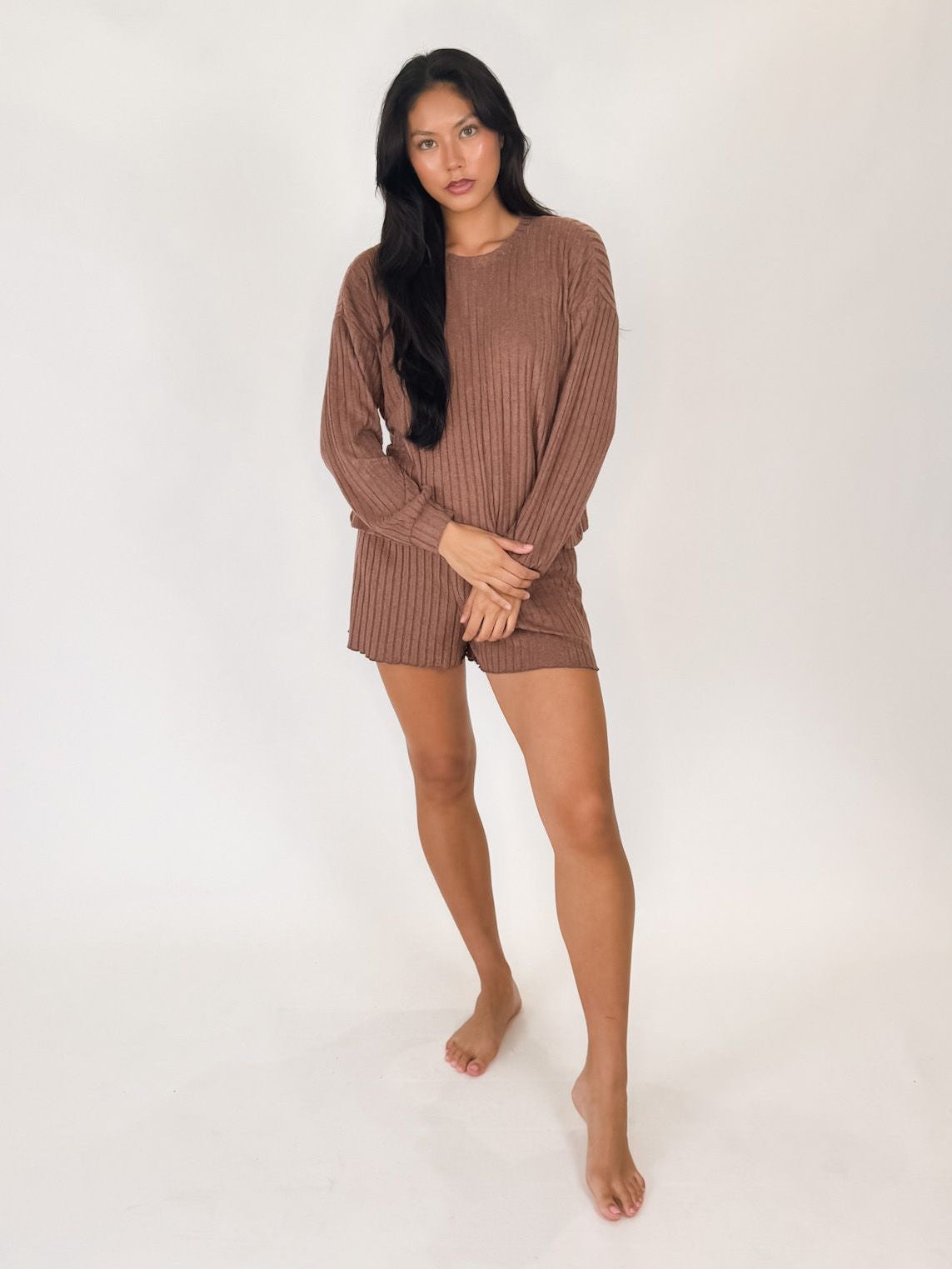 Z Supply Daydream Rib L/S Top