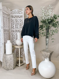 Pistola Monroe Crop High Rise Slim Cigarette
