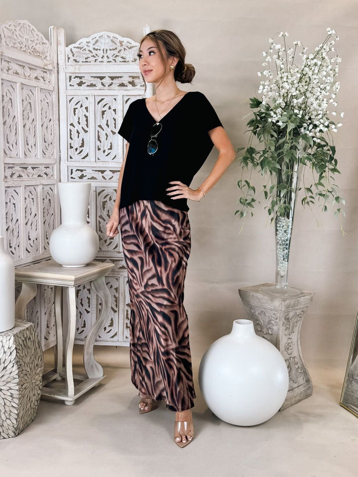 Splendid Georgie V Neck Sweater Tee