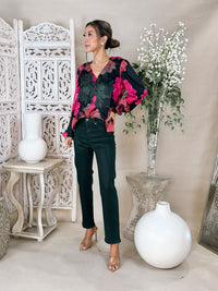 Pistola Monroe Crop High Rise Slim Cigarette