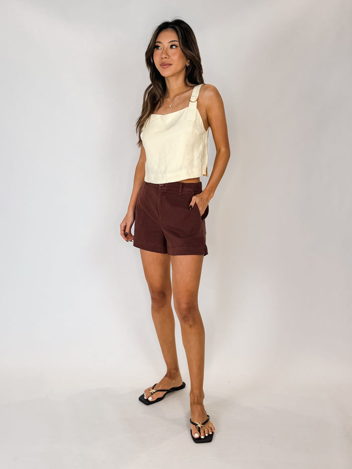 Dress To Buckle Strap Crop Top